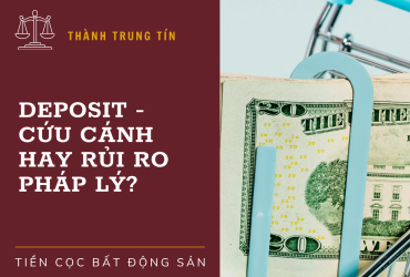 Tiền Cọc Bất Động Sản: Quy Tắc Pháp Lý Về Phạt Cọc và Hủy Hợp Đồng